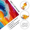 Impossible Puzzles for Adults 1000 Pieces, Colorful Ocean Wave Art