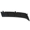 Front Bumper Molding Side Cover Trim Black ABS Replacement for