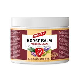 REFIT® Horse Balm Stark XXL 500 ml - Cooling Horse Ointment with Combination of Peat and Herbs (Horse Chestnut etc.) - Ointment in Gel Shape Works Against Muscle Soreness and Joints (Back, Neck, Feet,