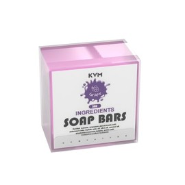 KVM Tattoo Nursing Soap Bars - 3 Scents (Mint, Grape, Cucumber), 50g Each, Gentle & Nourishing for Tattoo Aftercare & Skin Cleansing（Violet）