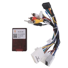 Strpump 16pins Car Radio Power Harness Cable Wire Compatible for Nissan X-Trail Teana Navara Qashqai Sentra with Factory AMP Support OEM Camera