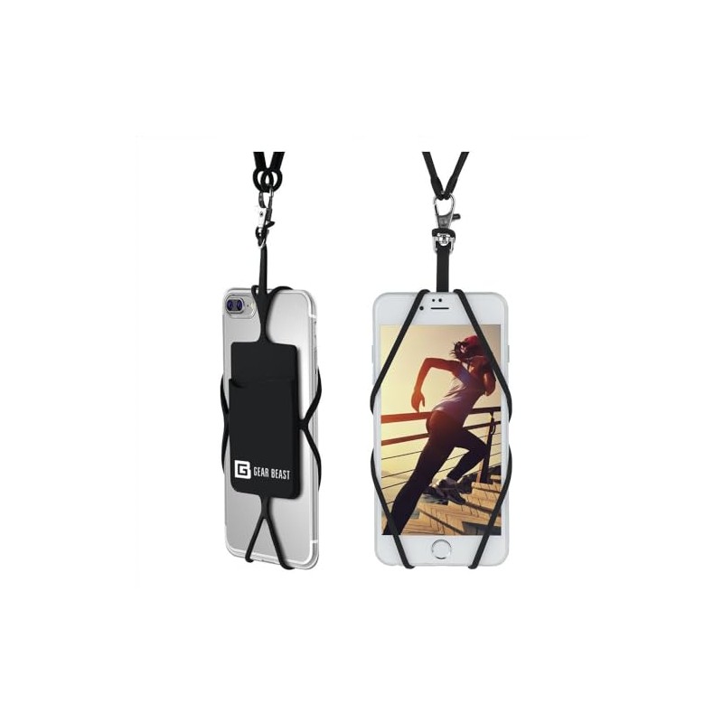 Gear Beast Cell Phone Lanyard - Universal Neck Phone Holder