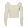 Name It Pcjudy Ls Women's Cropped Knit, Birch