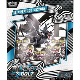 Pokémon TCG: Scarlet & Violet—Black Bolt Binder Collection (Zekrom Binder & 5 Booster Packs)