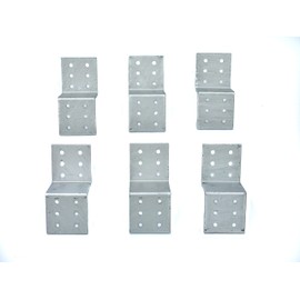 Z Bracket, 12 Hole +4, 1.4 inch Each face, Set of 6