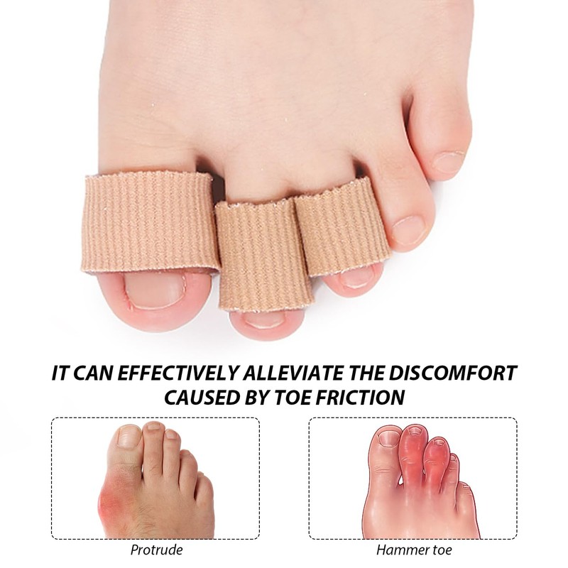 5-Piece Toe Covers, Toe Protectors, Toe Separators, Wear-resistant Toe Covers,