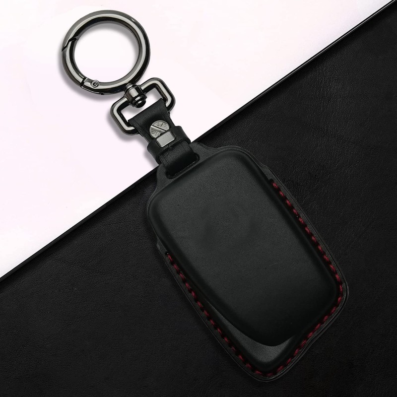 Tukellen for Lexus Leather Key Fob Cover with Keychain Compatible
