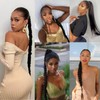 Mebeli Braided Ponytail Extension, Braid Extensions Long Braided Ponytail Extension