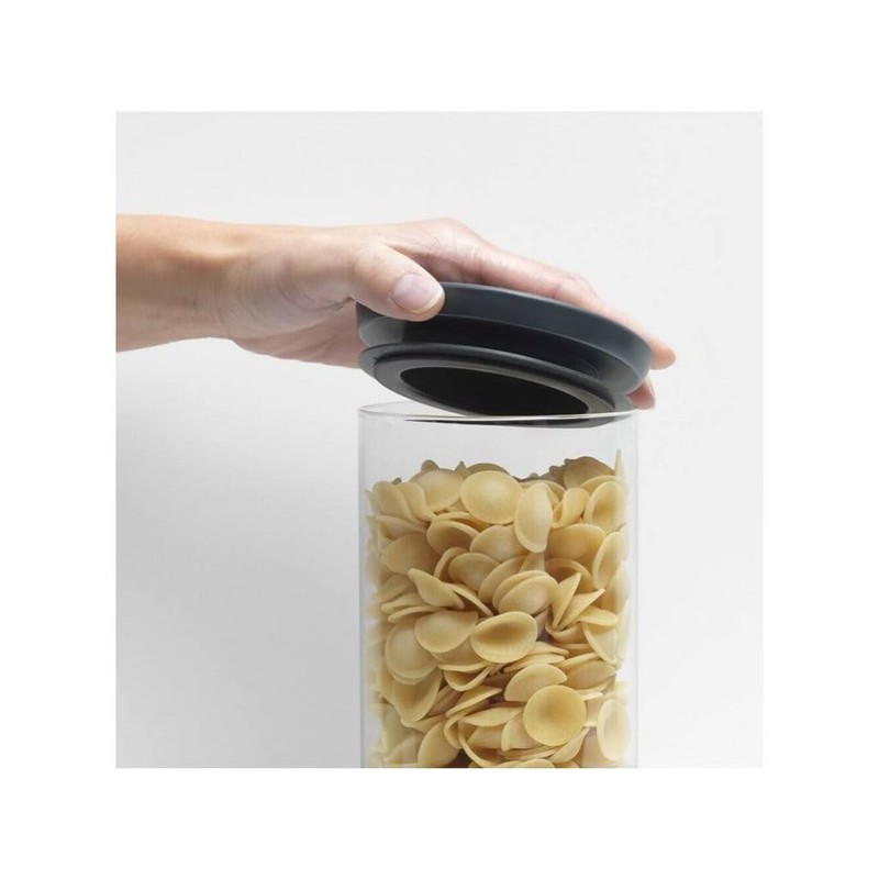 Brabantia Jar Stackable Glass, 0.6 L