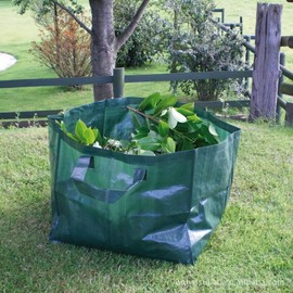 Westerholt Garden waste bag, leaf bag, garden bag, green, 120 litres, made of polyethylene fabric, 2387