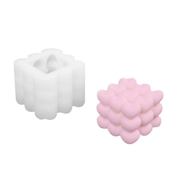 Silicone Mould, Candle Mould Baking Mousse Decorative DIY Plaster Mould,