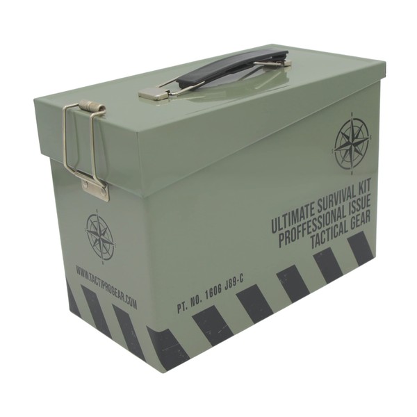 Tin Storage Box, Lunch Box & bedroom accessories. Cool Survival tin military style lunchbox, treasure snack & stash box. Neatly store bits & bobs. Great novelty gifts for men women & kids of all ages