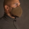 Trip Machine Company Leather Face Mask (Dark Brown)