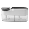 2 in 1 Kitchen Sink Dish Soap Dispenser Sponge Holder