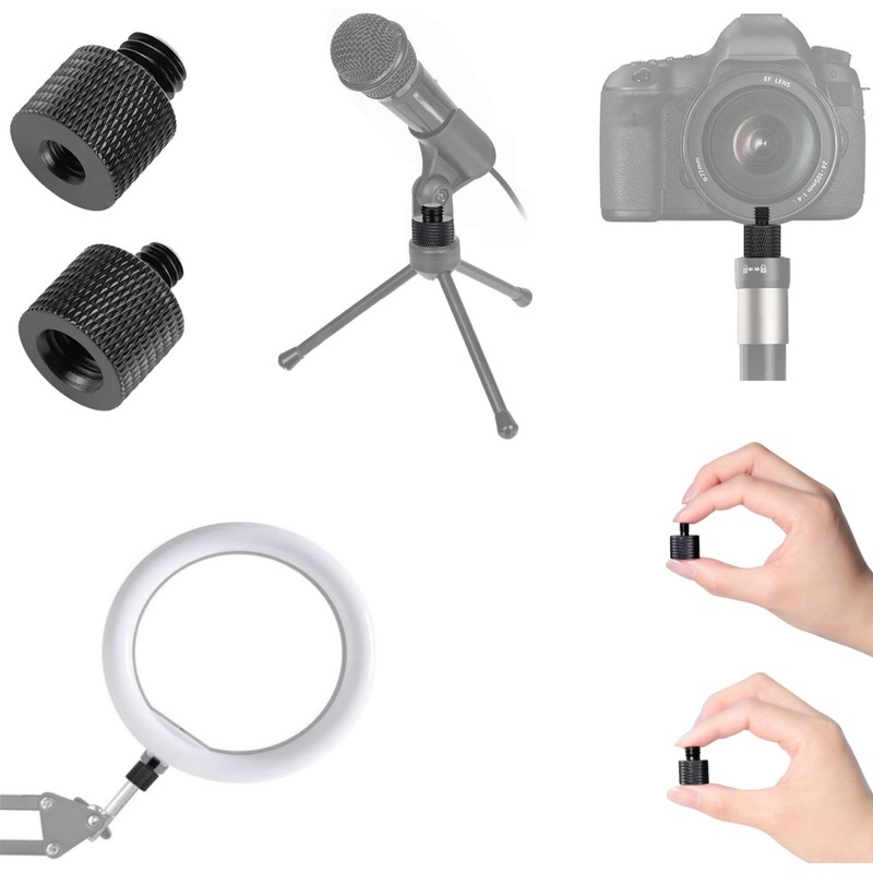 Camera Screw Diameter Conversion Adapter Acoustic Equipment Microphone Tripod Head