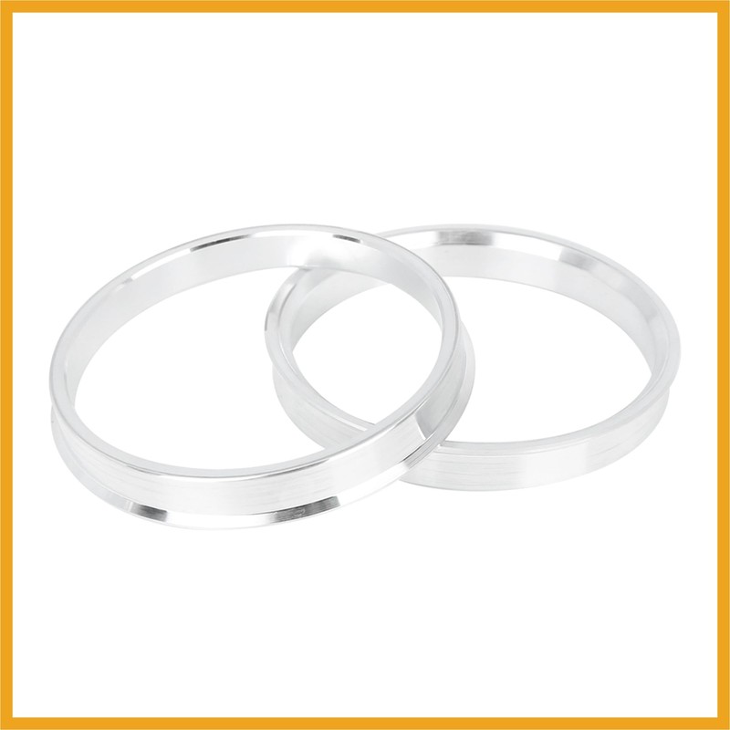 Partuto 4pcs 73.1 to 66.6 mm Aluminium Alloy Car Hub