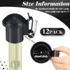 DoubleFill 12 Pcs Electric Fence Insulators and T Post Safety