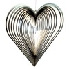 Wind Chime Heart/Christmas Decoration Heart/Stainless Steel (240 Without)