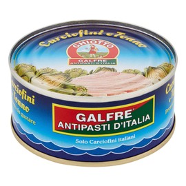 Galfrè Antipasti d’Italia - The specialty-tuna and artichokes-Box 1/4 Tuna and artichokes gr. 160 - Italian Artisan Product