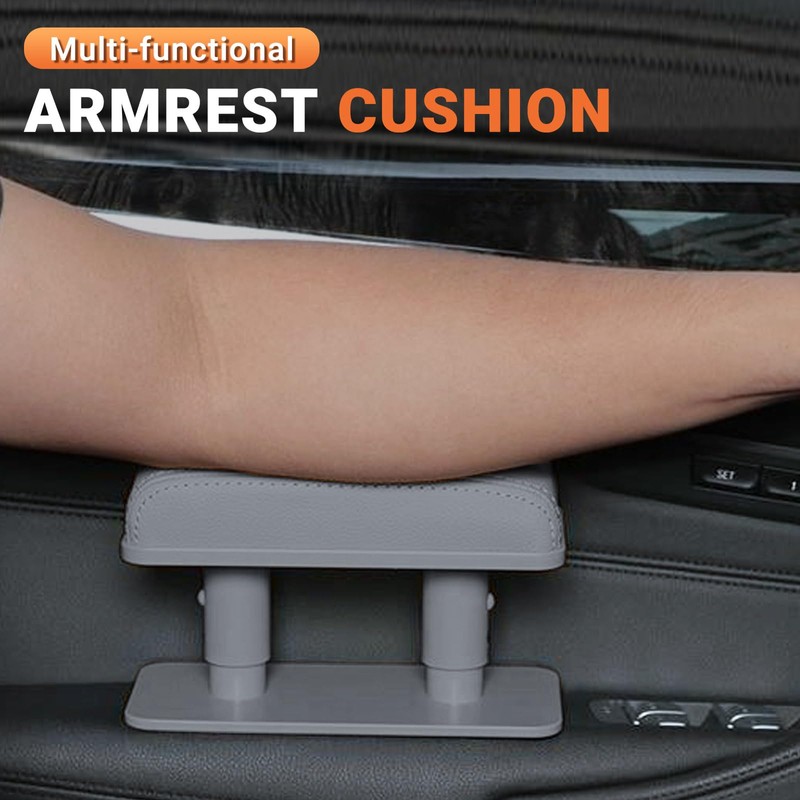 AICARS Armrest Cup Holder: Arm Rest Elbow Support General Leather