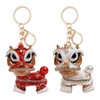 Opexicos 2Pcs Creative Chinese Style Car Key Chain Pendant Dragon