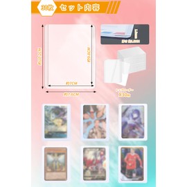 HG CHASING TRIBE Top Loader [Clear White Set of 60] Card Loader for Trading Cards Hard Case Trading Card Regular Protection Individual Storage Collection Storage Scratch Resistant Anti-Aging Ultra