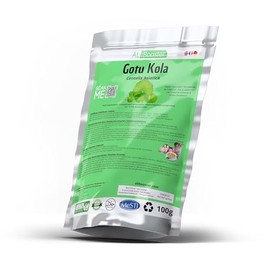 Tiger Grass Extract - Gotu Kola Pegaga Centella Asiatica - Powder 100 g Pure 100% Natural without Additives - For Soups, Smoothies, Coffee, Drinks, Pastries