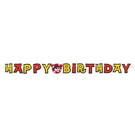 5ft Pirate Party Happy Birthday Banner