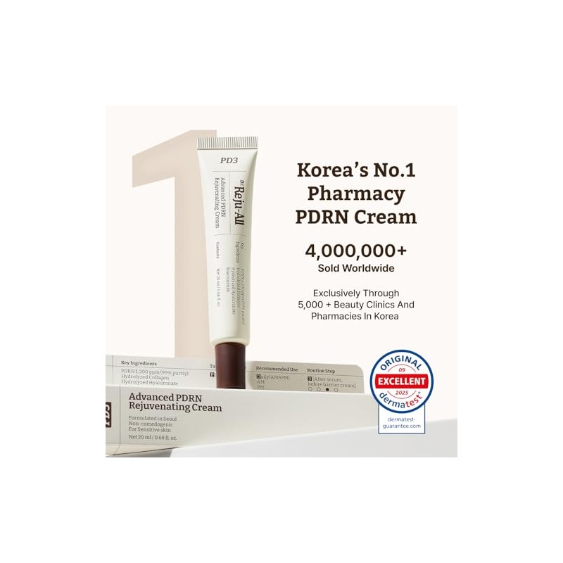 Reju All Advanced Pdrn Crema Rejuvenecedora Humectante Facial Adn Salmón