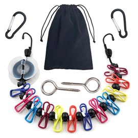 SIWUKEH Portable Travel Clothesline with Line Winder Camping Clothesline for Indoor Outdoor Cruise Ship Clothesline RV Clothesline Hotel Clothesline