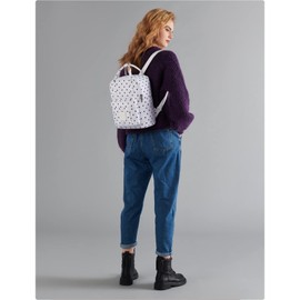 HotStyle BESTIE+ Fashion Mini Backpack for Girls & Kids, Small Diaper Bag Backpack, Cute for Travel, Hiking & Day Trip, Polka Dots, White