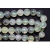 Prasiolite beads with Tourmaline 8mm about 15 1/2" strands (green