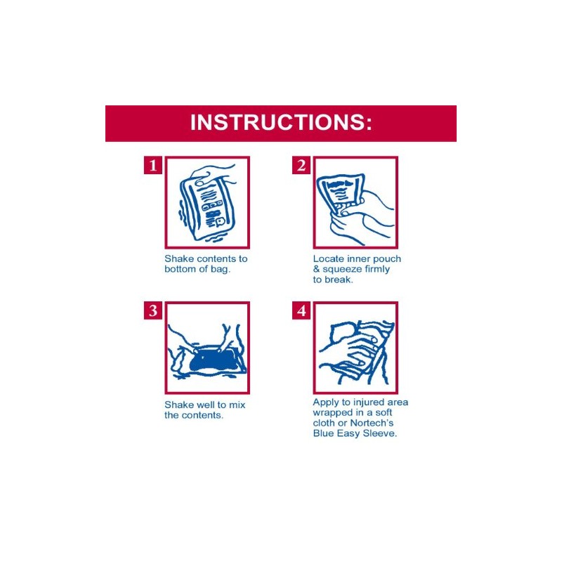 InstaKool Instant Cold Pack, 6" x 8.75" - 1/Box -