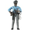 Bruder Policeman Dark Skin Toy Figure with Accessories
