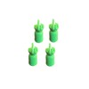 Ventilkappen (4x) (Mittelfinger, Grün)