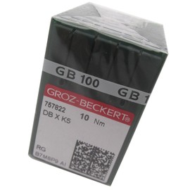 Groz-Beckert Needle- 100 Groz Beckert DBXK5 Industrial Embroidery Sewing Machine Needles Compatible with Tajima Barudan SWF (75/11)
