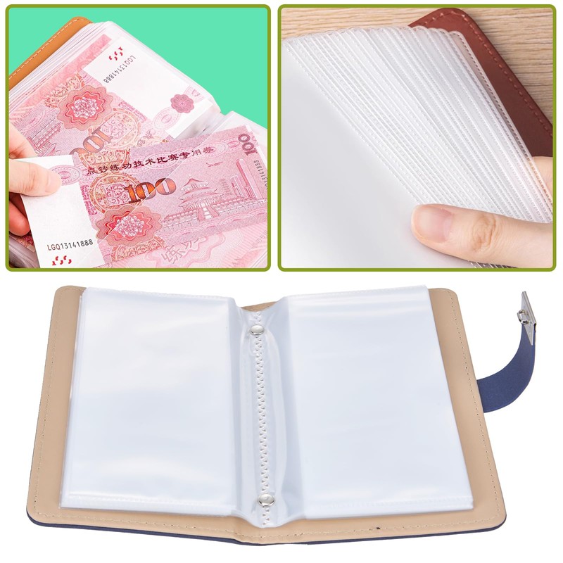 Wuhonghao Budget Planner German, Savings Book for Money with Lock,