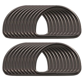 BIKICOCO Metal D-Rings Buckle, 2 Inch Non-Welded for Webbing Sewing DIY - Gunmetal - Pack of 20