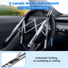 Angle Adjustable Car Steering Wheel Laptop Holder,Foldable Laptop Stand for