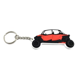 UTVDistribution RZR Keychain XP 1000 900 800 4 Seat Hand Drawn Design (Red)