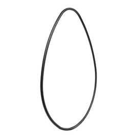 Ideen mit Herz Metal Rings in Egg Shape, 3 mm Thick, 3 Different Sizes, Pack of 3