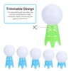 PATIKIL Golf Simulator Tees, 20Pcs Plastic Golf Tees Mat Practice
