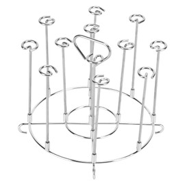 BORDSTRACT Skewer for Grill, Air Fryer Skewer Stands, Stainless Steel Instant Pot Pressure Cooker BBQ Skewers Rack Holder for Air Fryer, Instant Pot, Pressure Cooker (6QT)