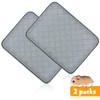 BWOGUE Guinea Pig Fleece Cage Liners, 2 Pack Washable Guinea