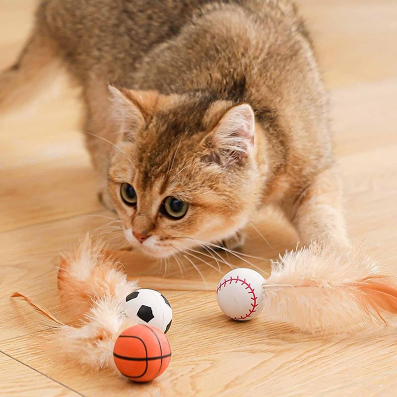 Eedoeccs Cat Toy, Cat Toy, Interactive Cat Ball, Winged Cat