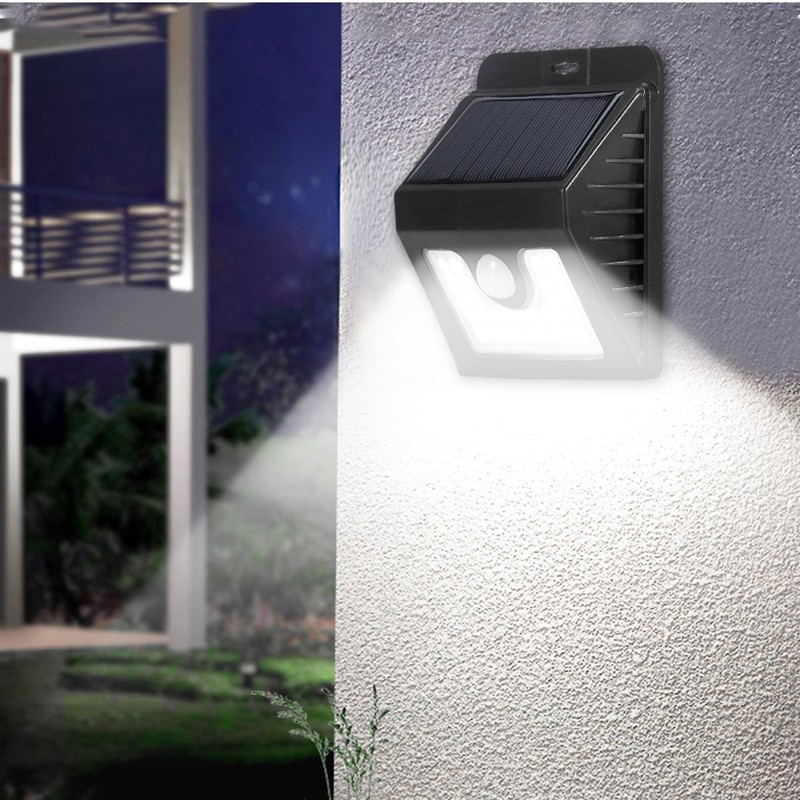 30 LEDs Solar Motion Sensor Night Light Outdoor Waterproof Garden