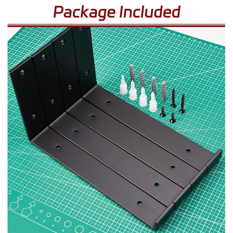 ISOKER 12 Pack - 9.25"L x 6"H x 1.5"W Shelf