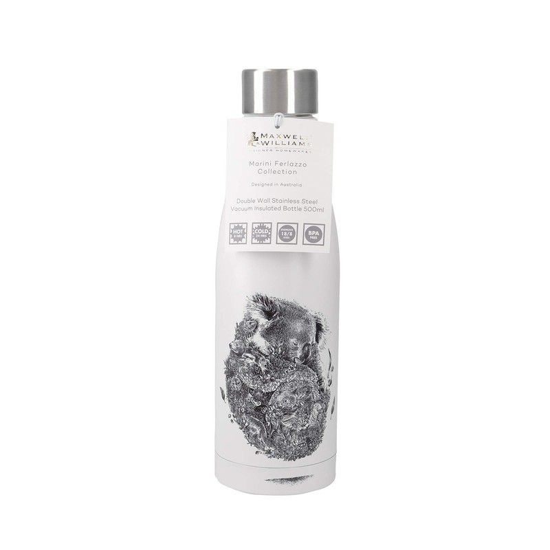 Maxwell & Williams Marini Ferlazzo Insulated Water Bottle with Koala