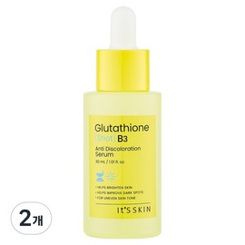 It's Skin Glutathione Shot 5000ppm B3 Blemish & Trace Serum, 2 bottles, 30ml / 잇츠스킨 글루타치온샷 5000ppm 비쓰리 잡티 흔적 세럼, 2개, 30ml