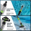 Poolergetic Cordless Pool Spa Hot Tub Vacuum Cleaner, Handheld Rechargeable